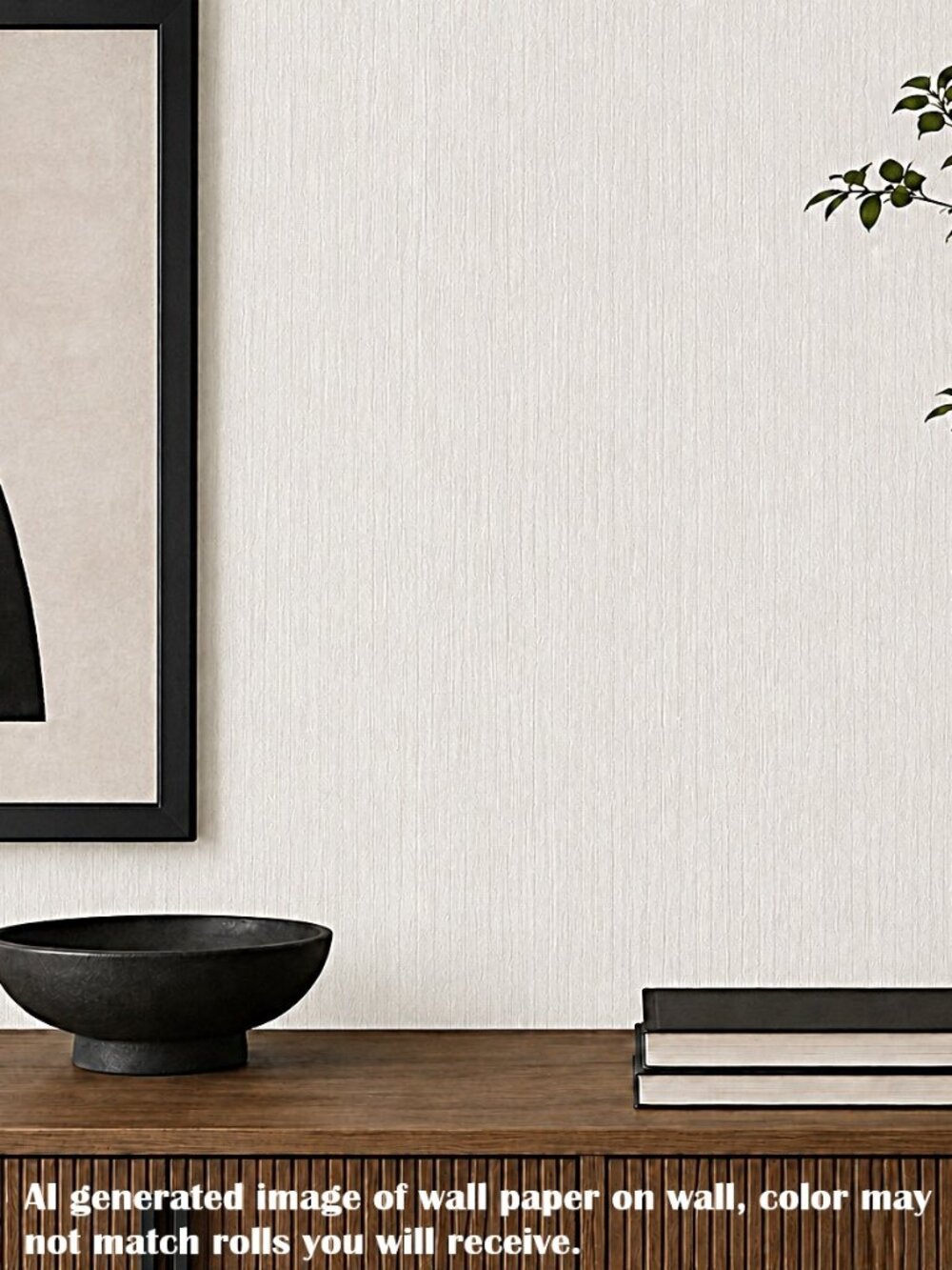 1 Roll Vinyl Pearl White Textured 3D Pre-pasted Wallpaper 20.5″ by 11 Yds Italy